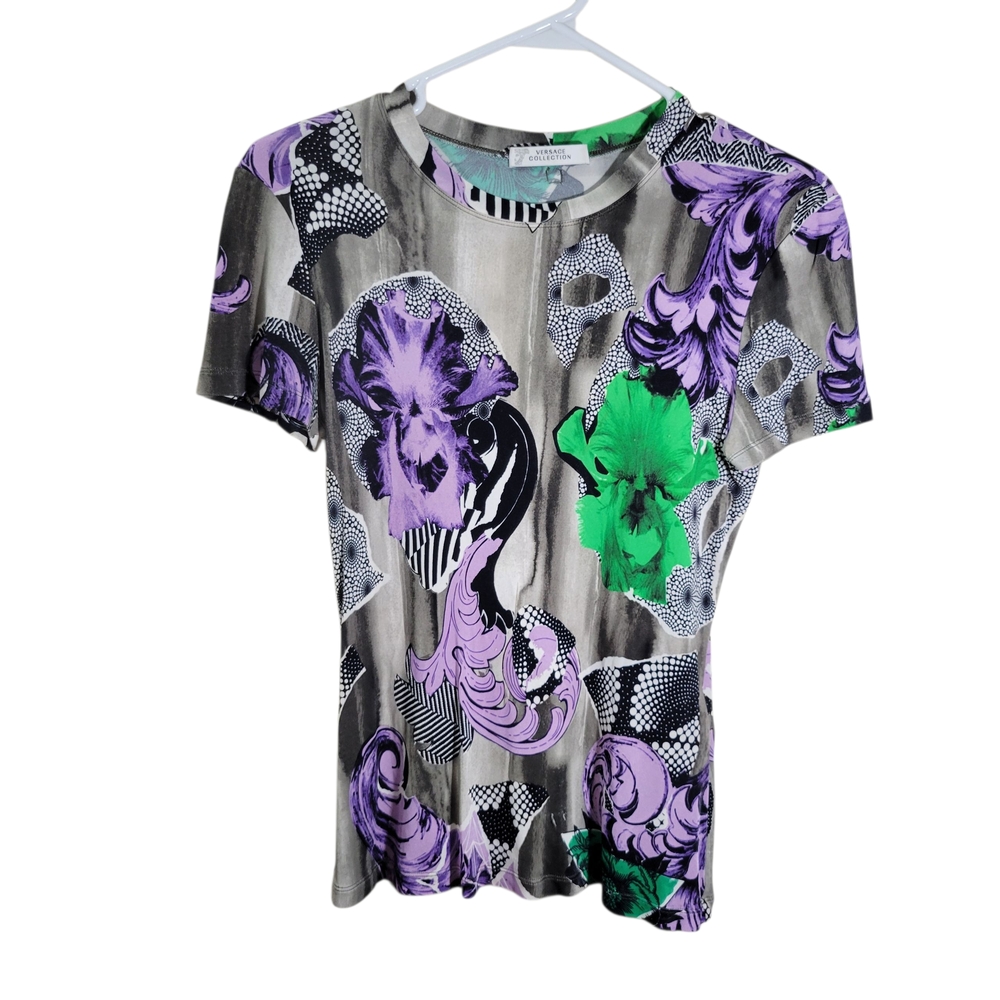 Gianni Versace Stretch Fitted Top